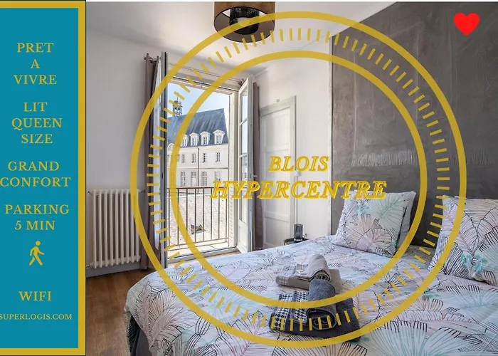 Superlogis L\'Alysse Classe 3Etoiles Hypercentre Blois